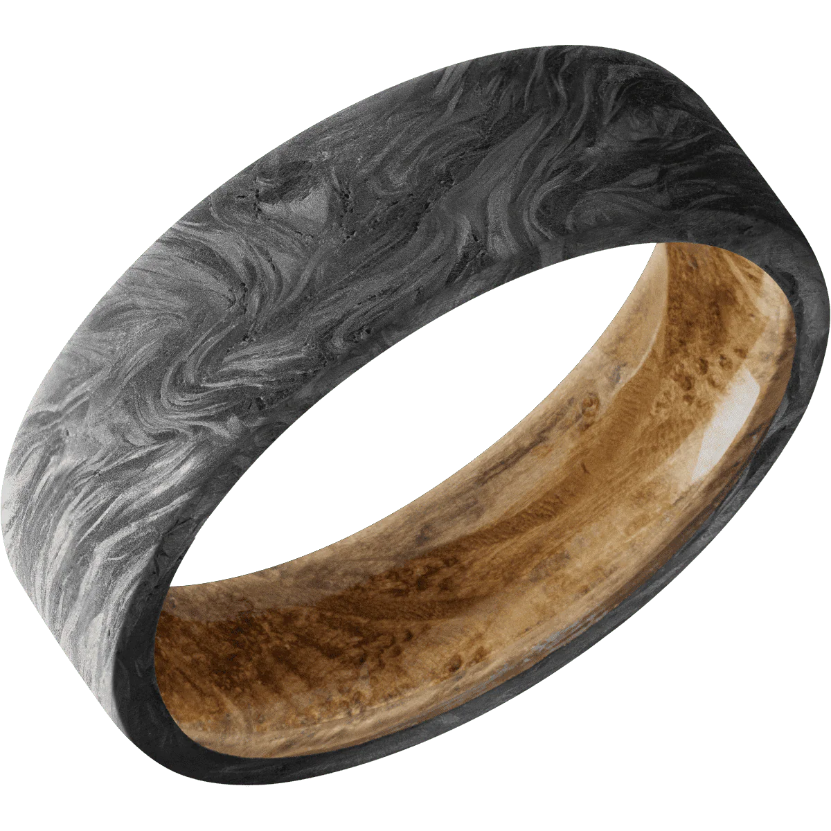 Forged Carbon Fiber + None Finish + Whiskey Barrel - Image 2