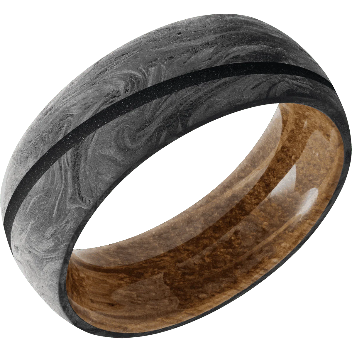Forged Carbon Fiber + None Finish + Whiskey Barrel - Image 2