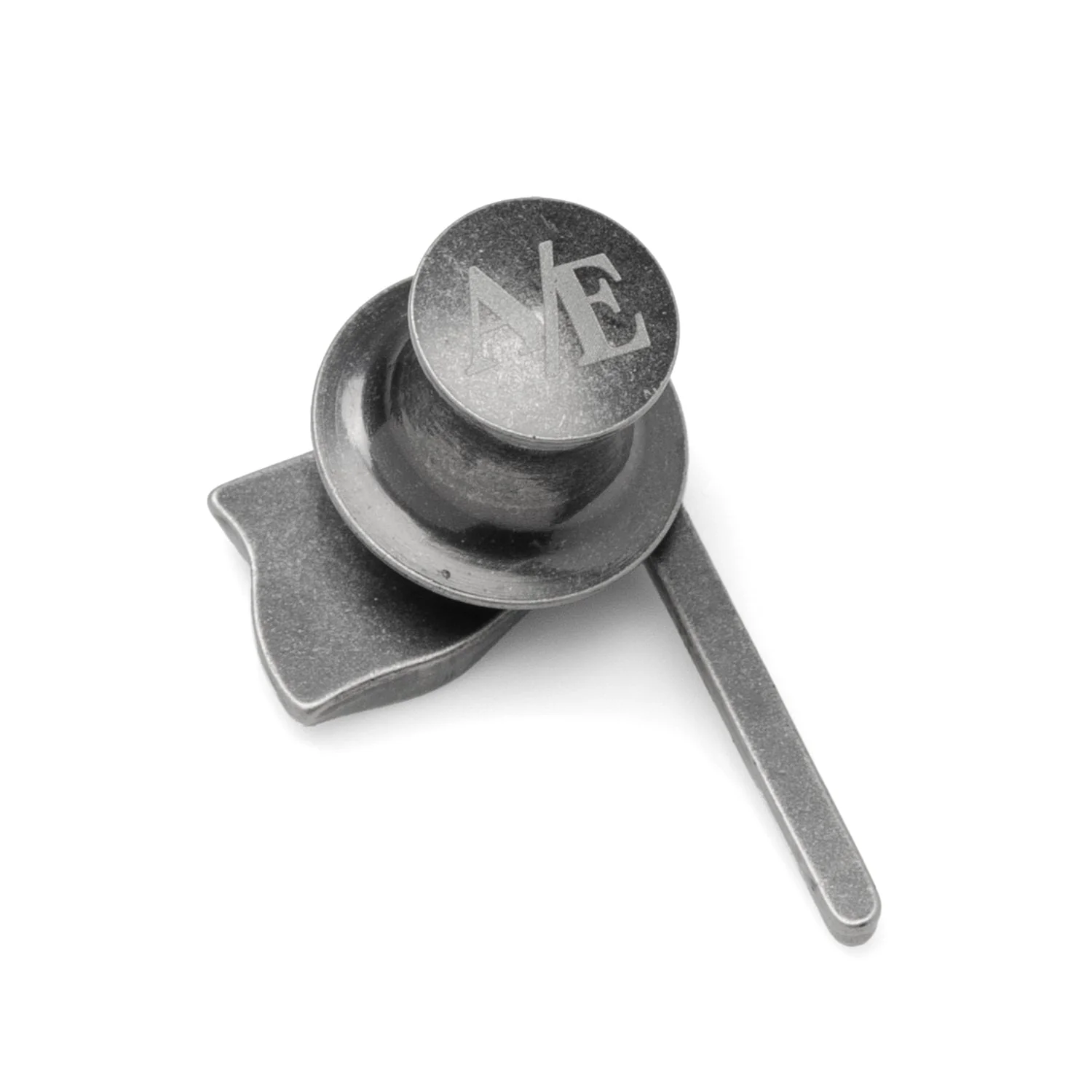 Golf 18th Hole Antique Silver Lapel Pin - Image 5