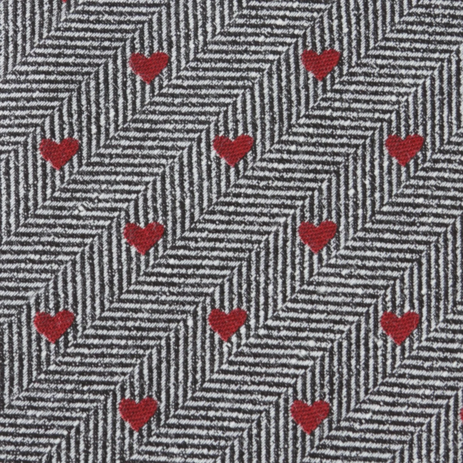 Herringbone Heart Men's Tie - Image 5