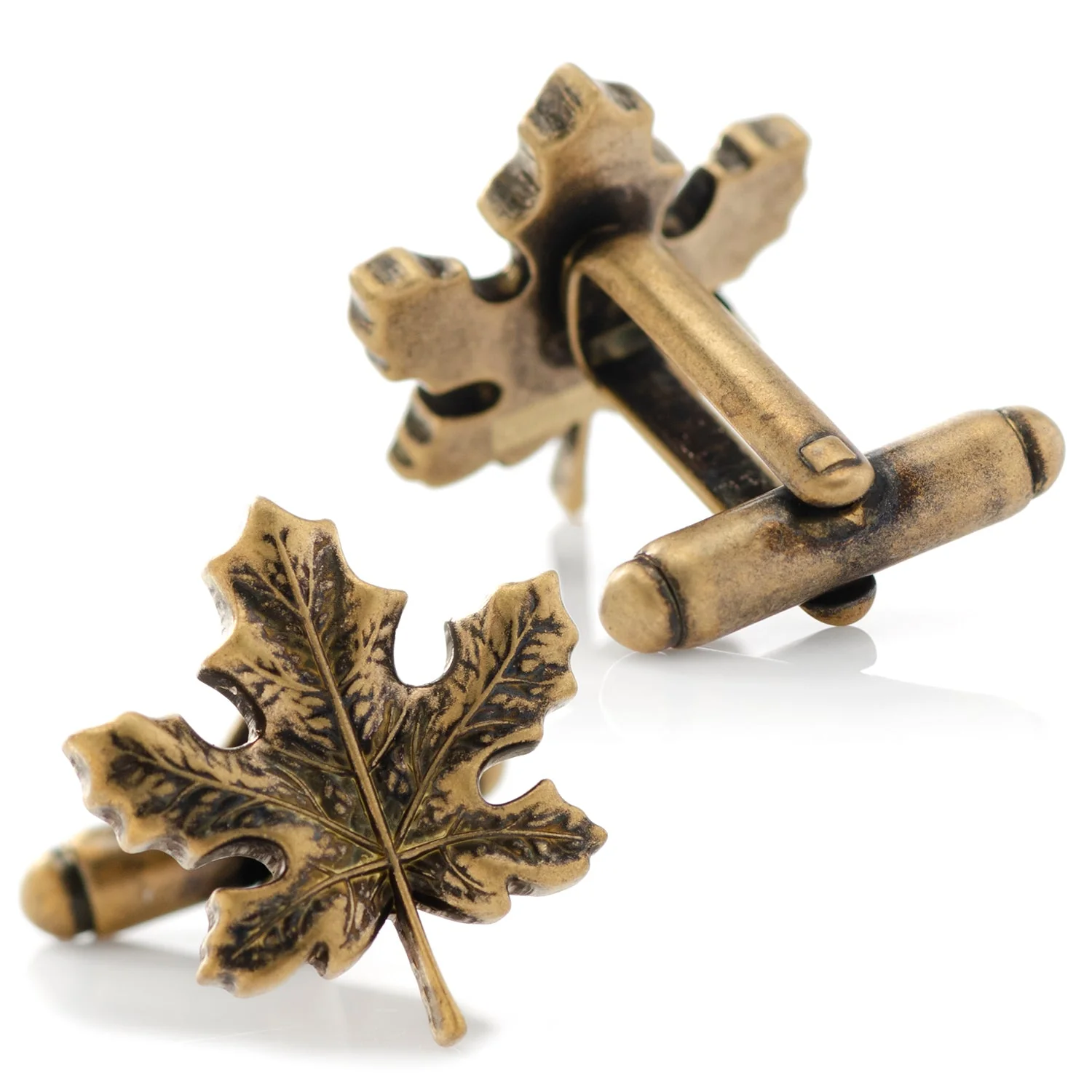 Maple Leaf 3D Cufflinks - Image 2