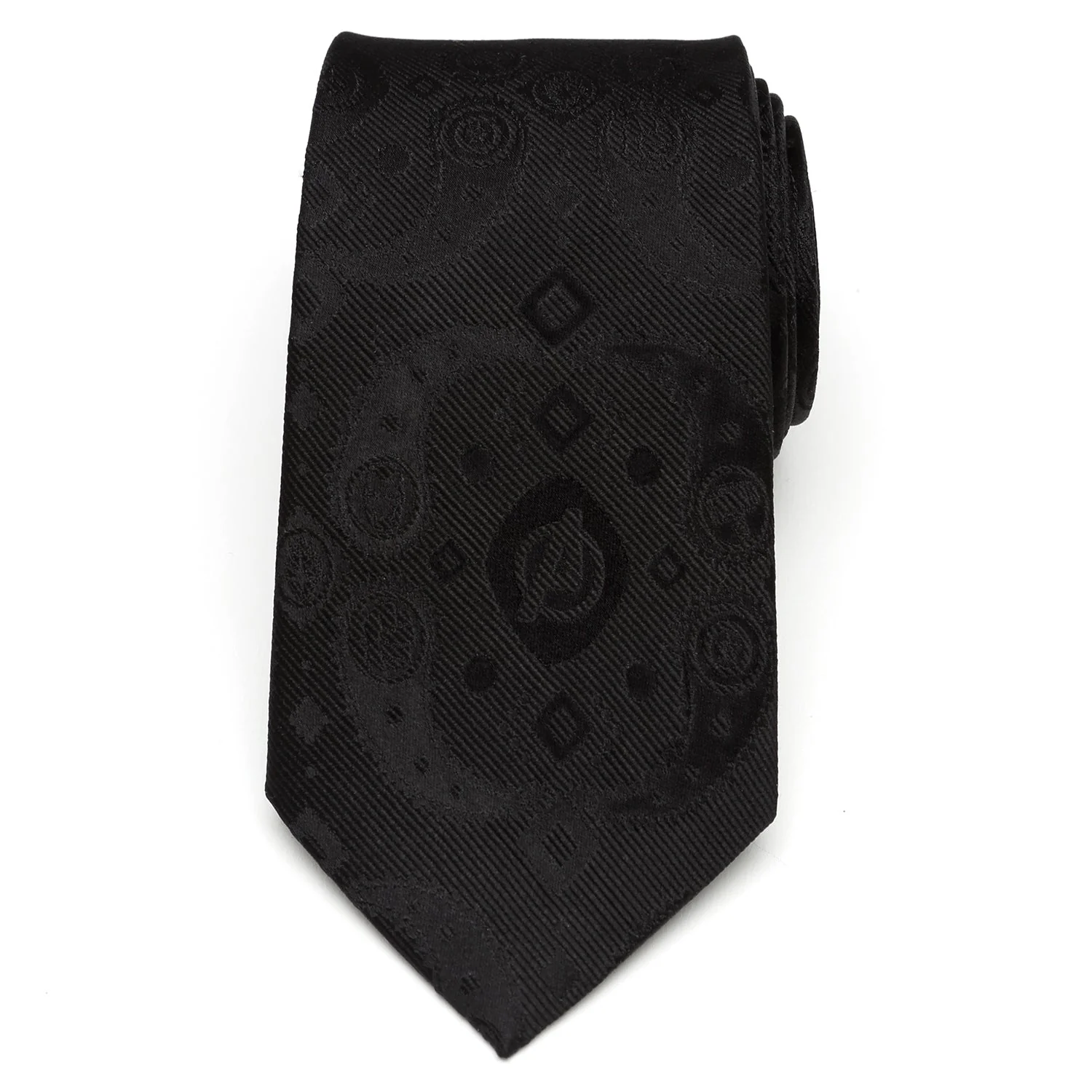 Marvel Avengers Paisley Icons Print Black Tie - Image 3