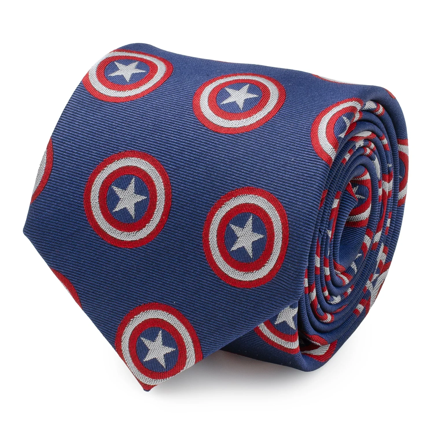 Marvel Captain America Hidden Message Blue Men's Tie - Image 3