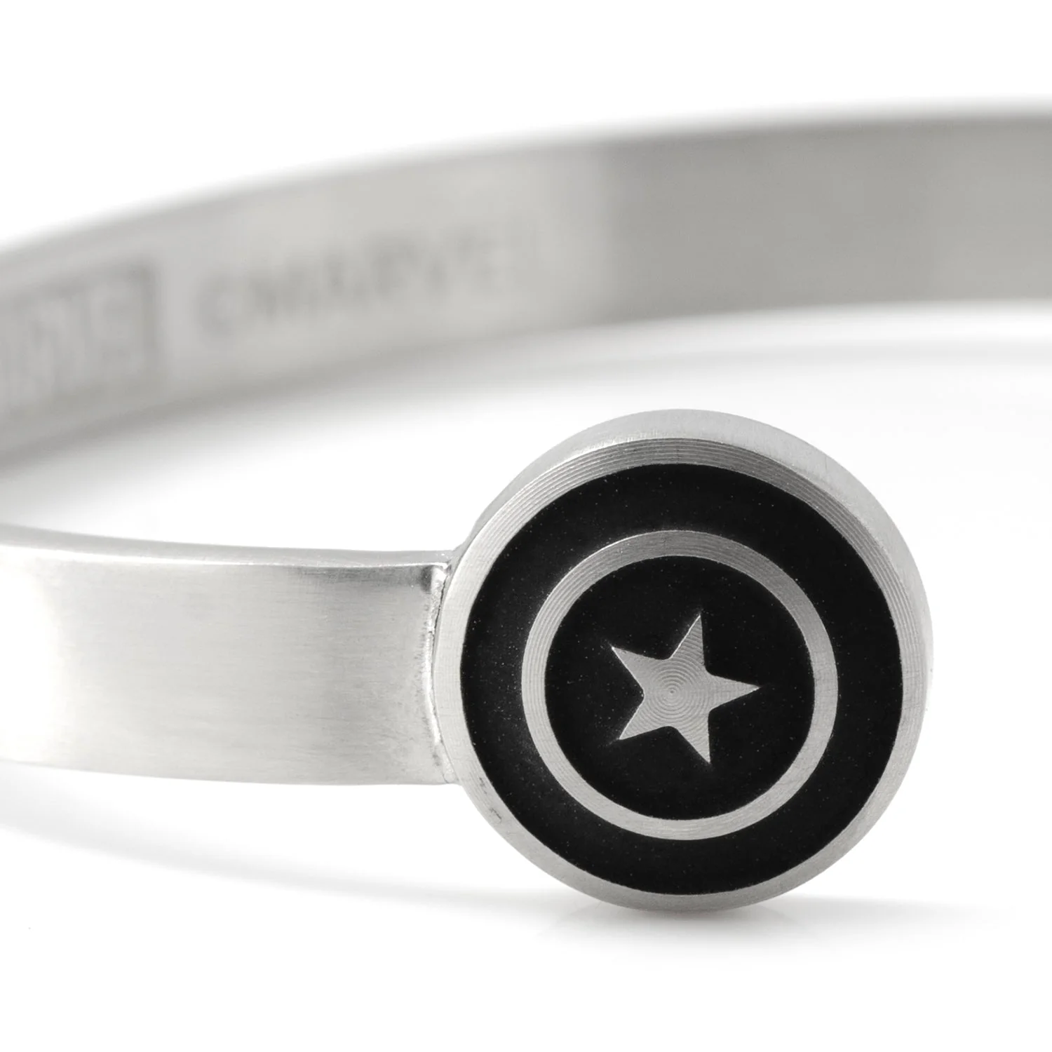 Marvel Captain America Stainless Steel Cuff Bracelet - Image 3