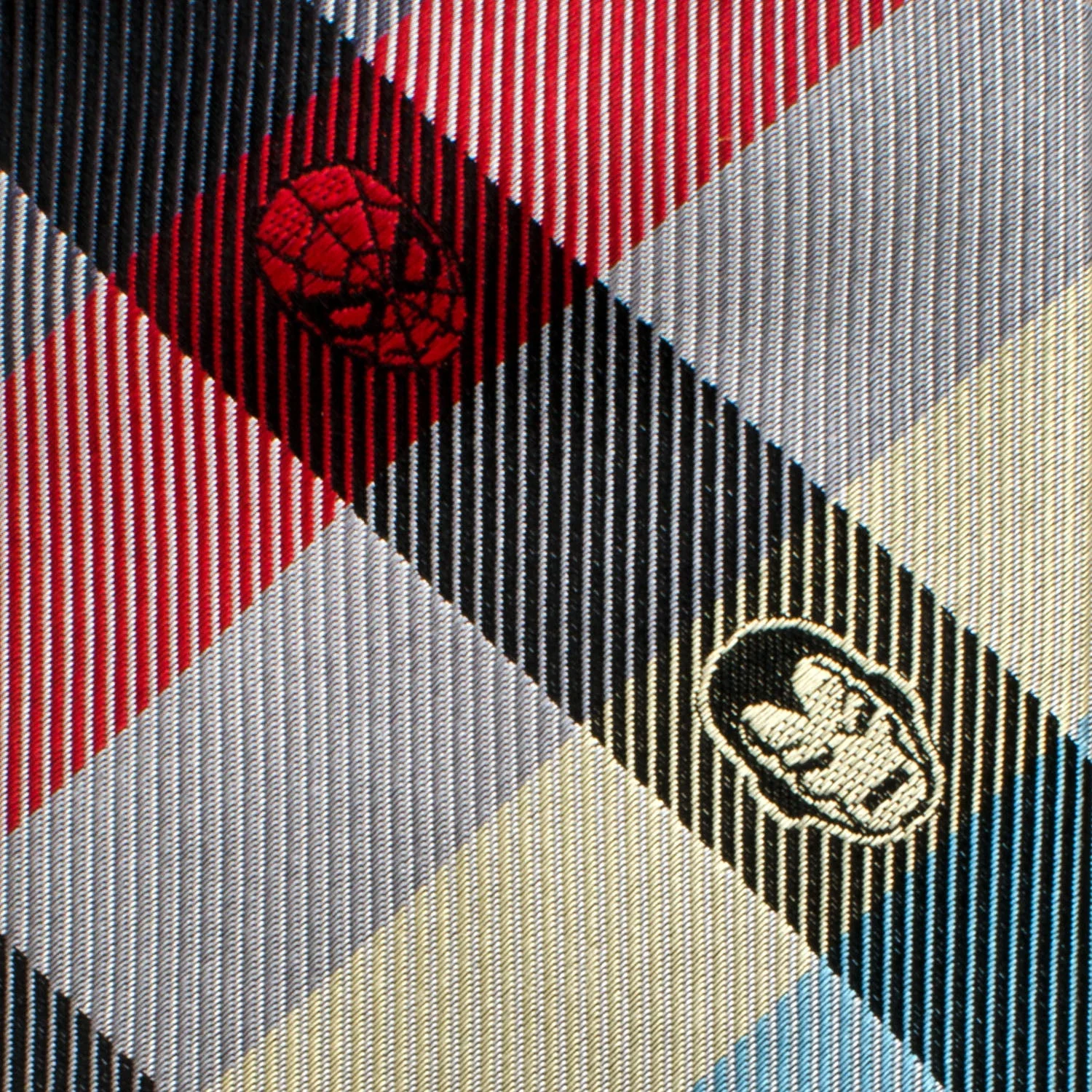 Marvel Comics Plaid Men's Tie - Image 4