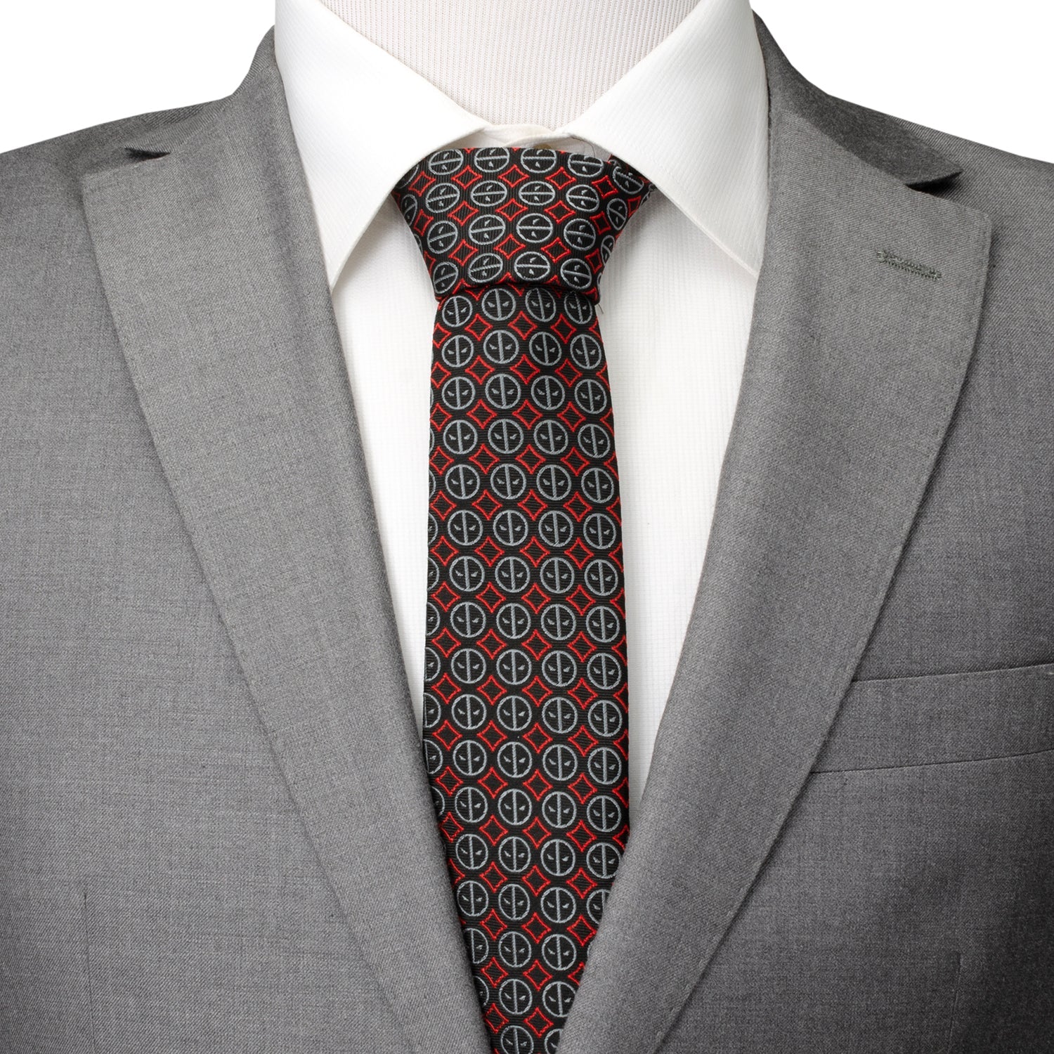 Marvel Deadpool Men's Black Tie - Image 2