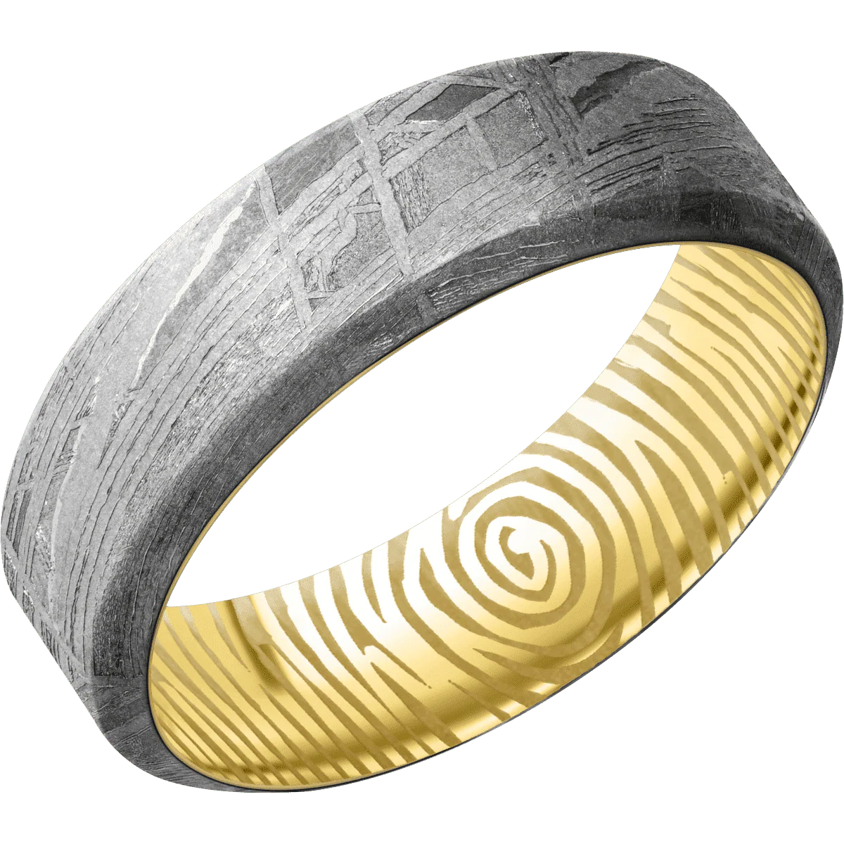 Meteorite + None Finish + 22K Yellow Gold - Image 2