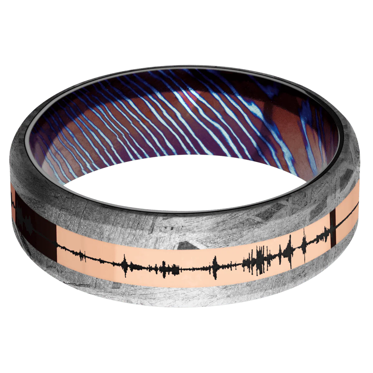 Meteorite + None Finish + Titanium Damascus - Image 3