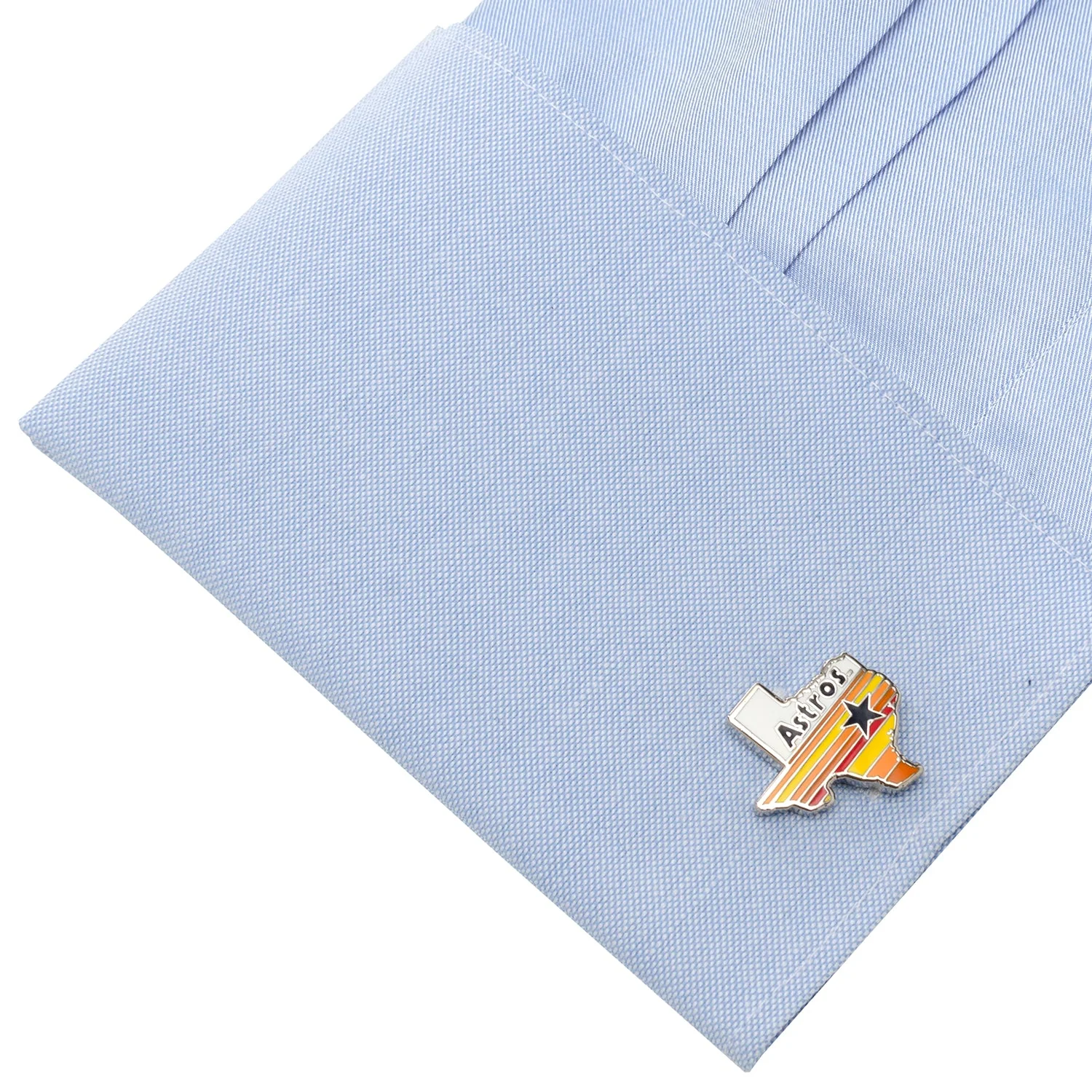 MLB Houston Astros Tequila Sunrise Cufflinks - Image 3