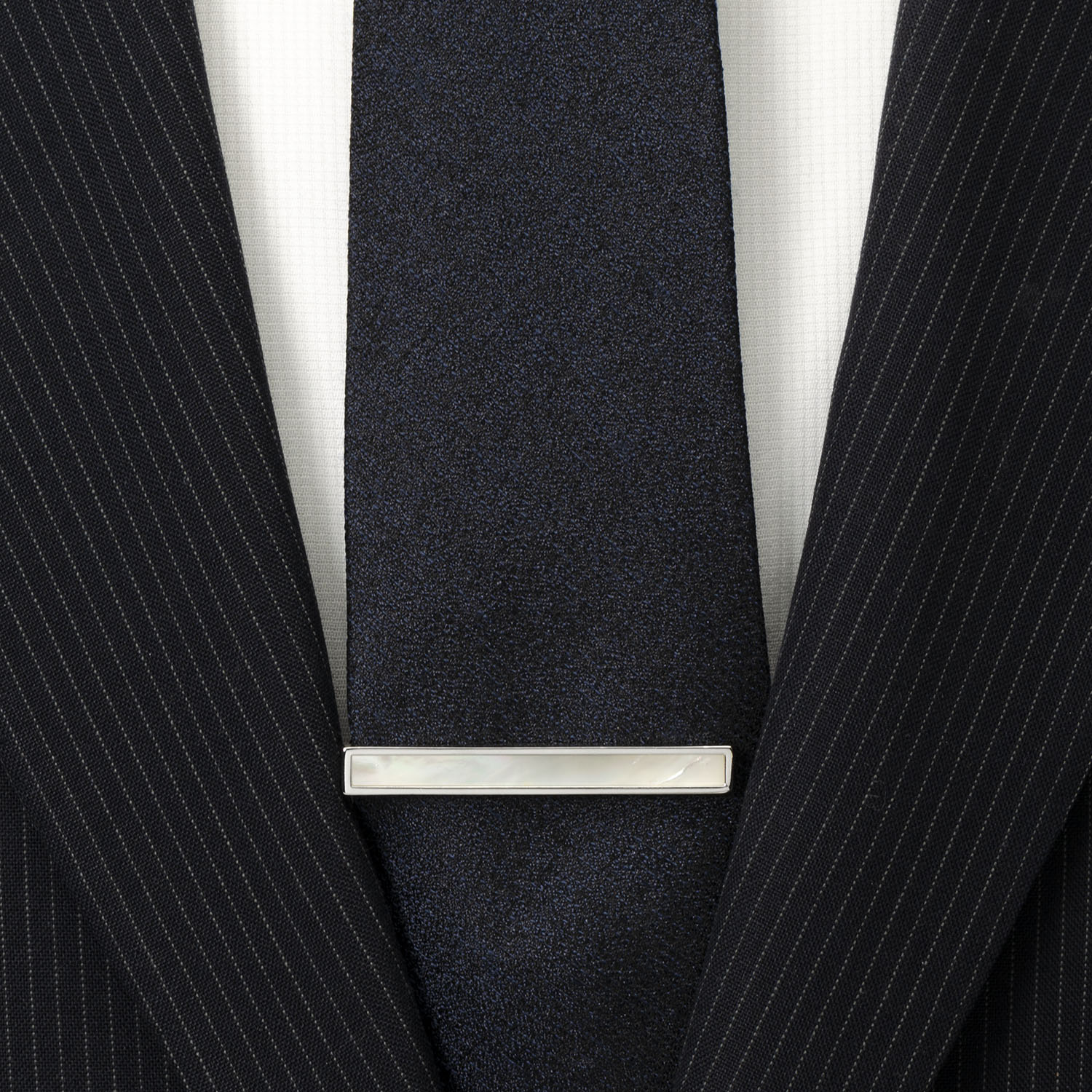 Mother of Pearl Inlaid Tie Clip - Image 2