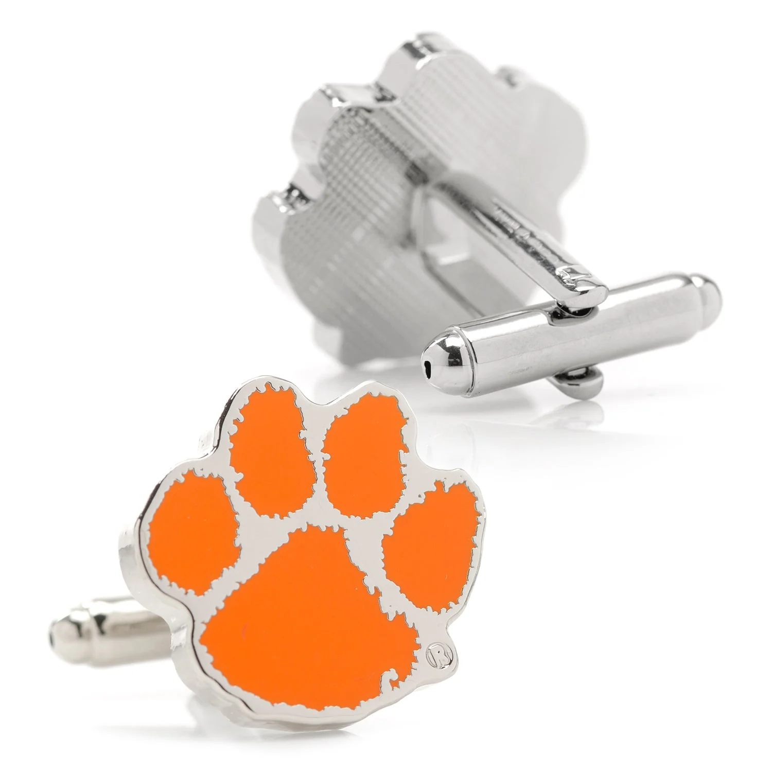 NCAA Clemson University Tigers Cufflinks & Tie Bar Gift Set - Image 4