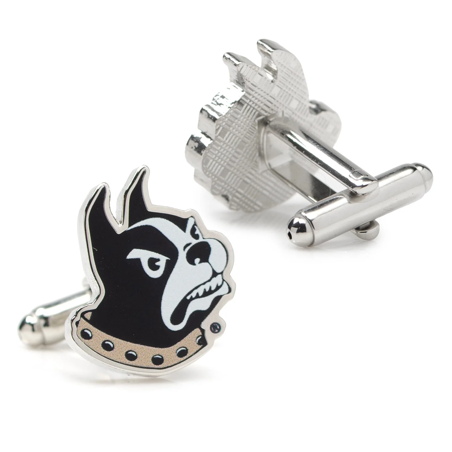 NCAA Wofford College Terrier Mascot Cufflinks - Image 3