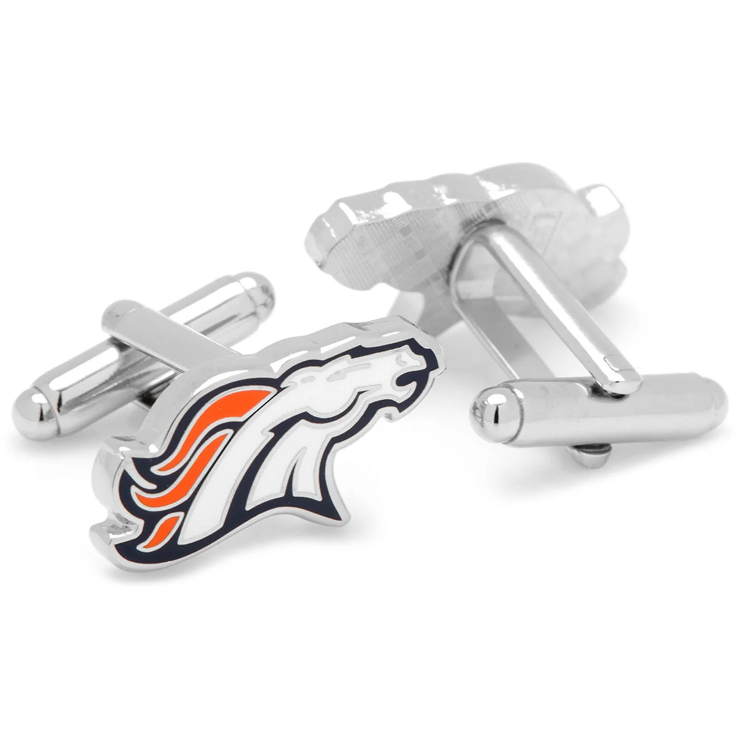 NFL Denver Broncos Cufflinks and Tie Bar Gift Set - Image 7