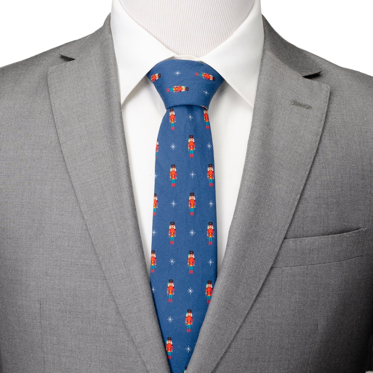 Nutcracker Men's Navy Tie - Image 2