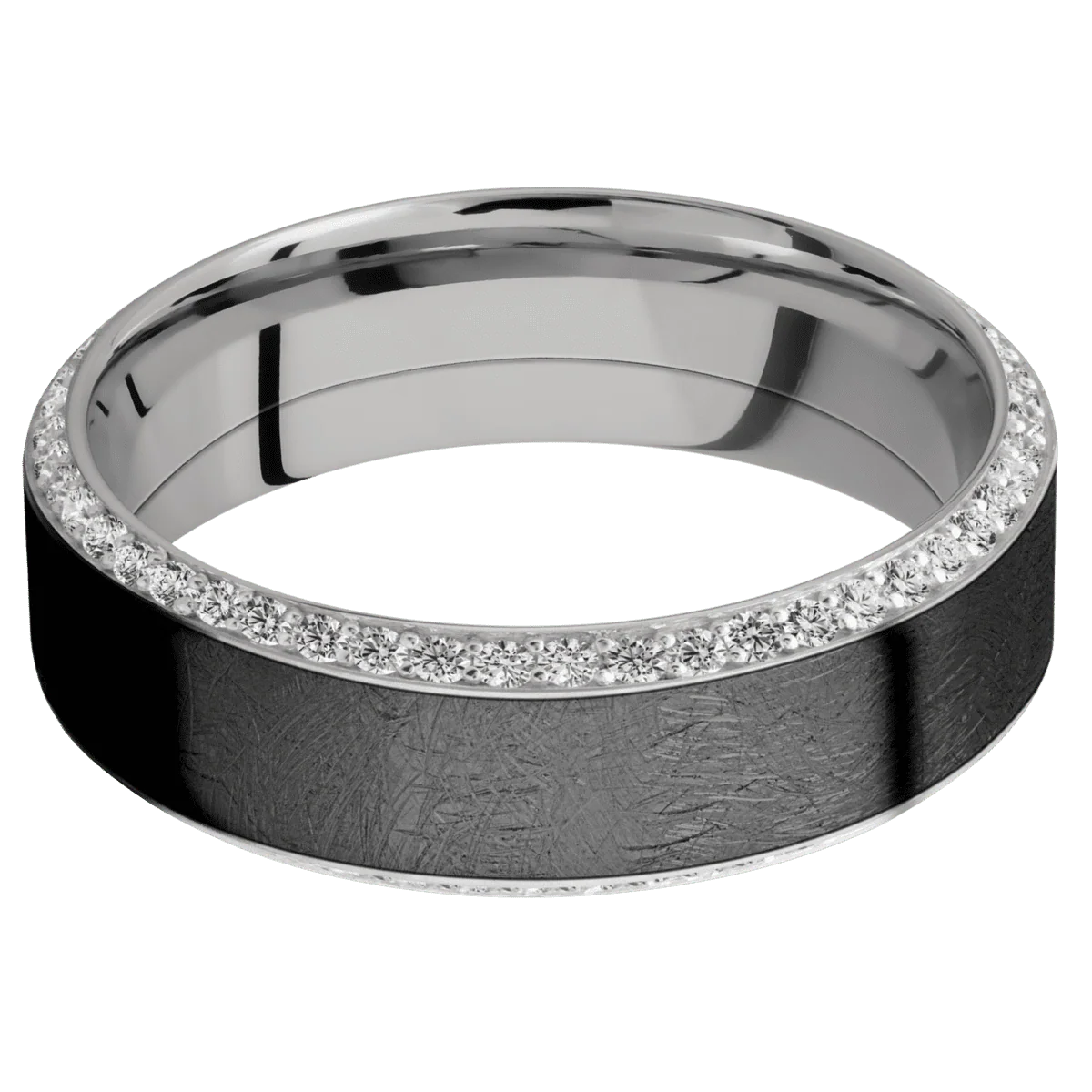 Palladium Silver + Hammer , Satin Finish - Image 3