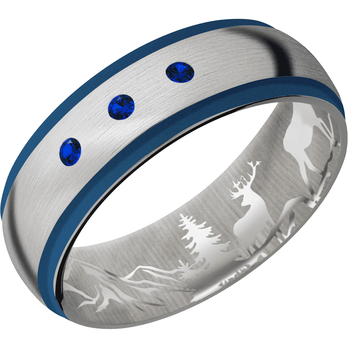 Palladium Silver + Satin , Polish Finish - Image 2