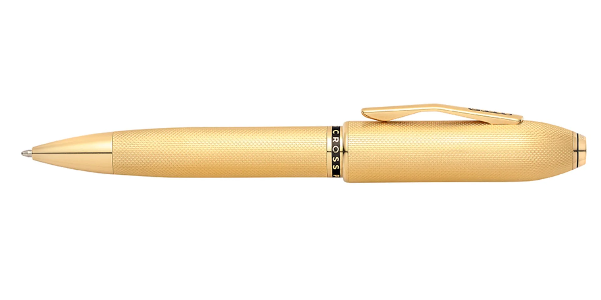 Peerless™ 23KT Heavy Gold Plate with Gold Plated Appointments and Swarovski Crystal Ballpoint Pen - Image 3
