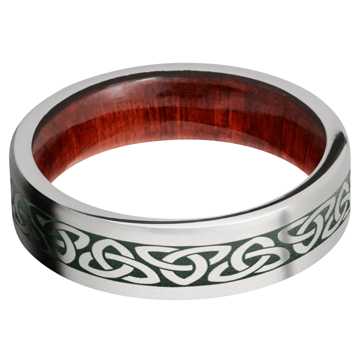 Platinum + Anglesatin Finish + Red Heart - Image 3