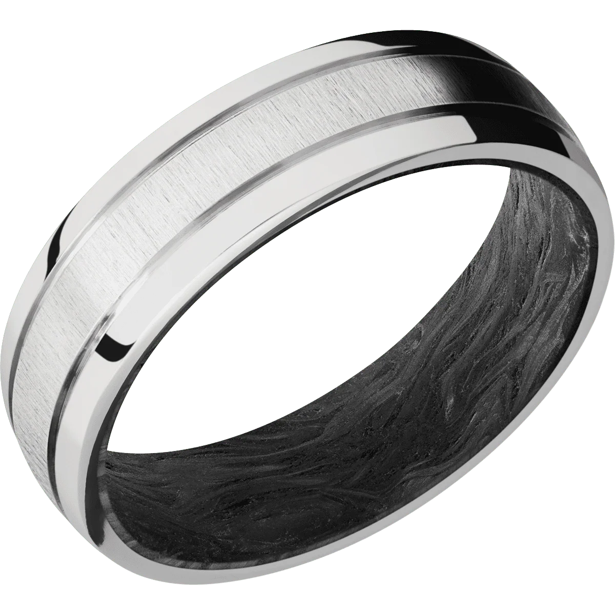 Platinum + Crosssatin , Polish Finish + Forged Carbon Fiber - Image 2