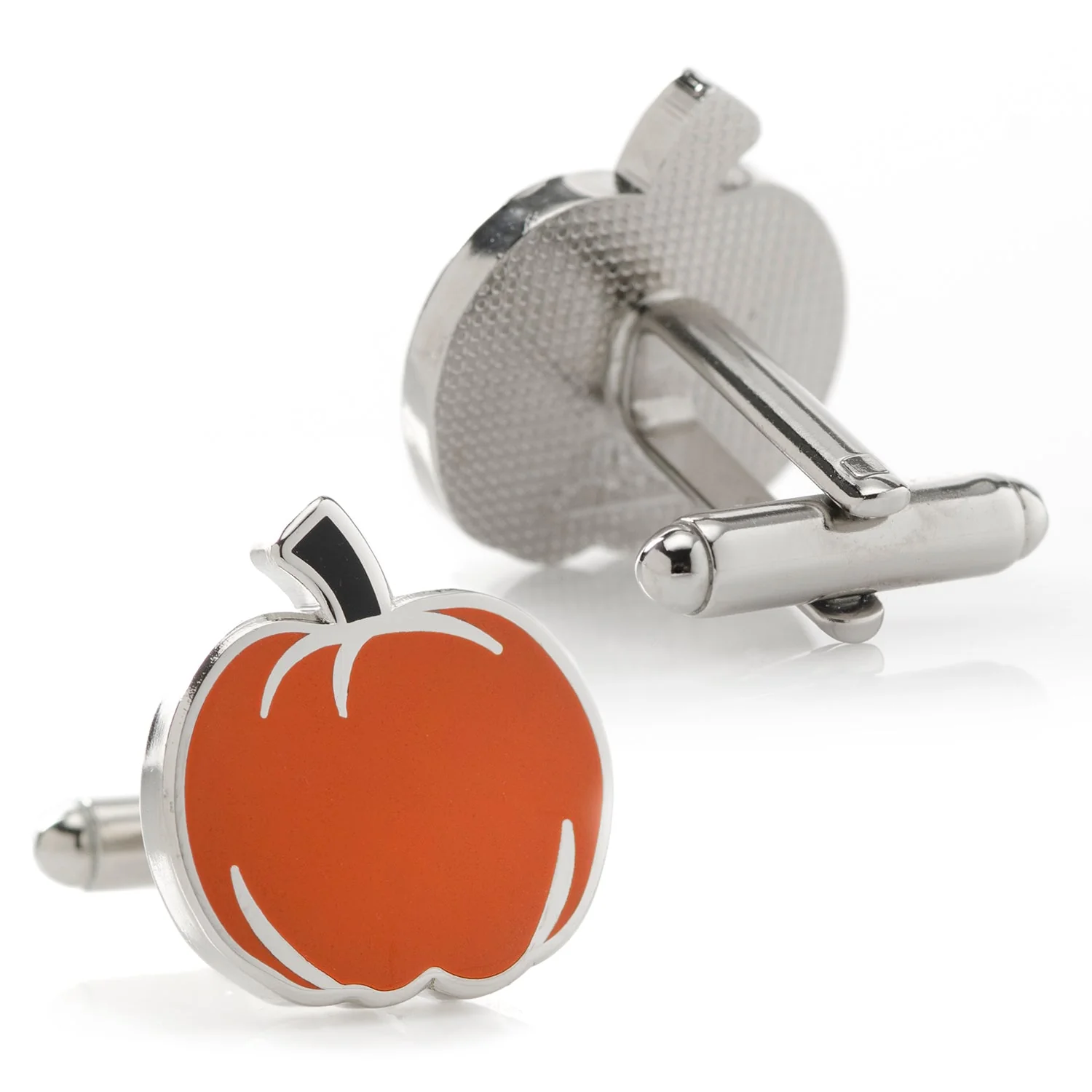 Pumpkin Enamel Cufflinks - Image 2