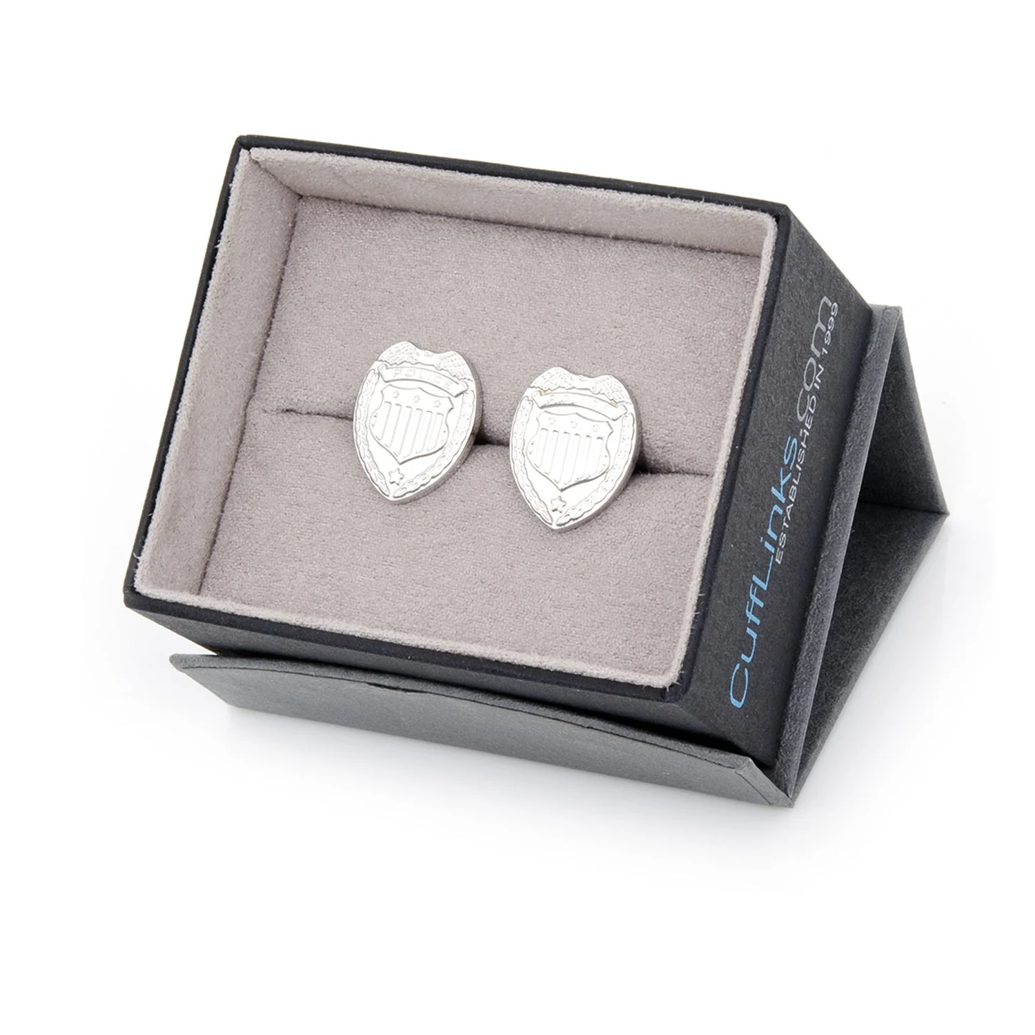 Silver Police Badge Cufflinks - Image 5