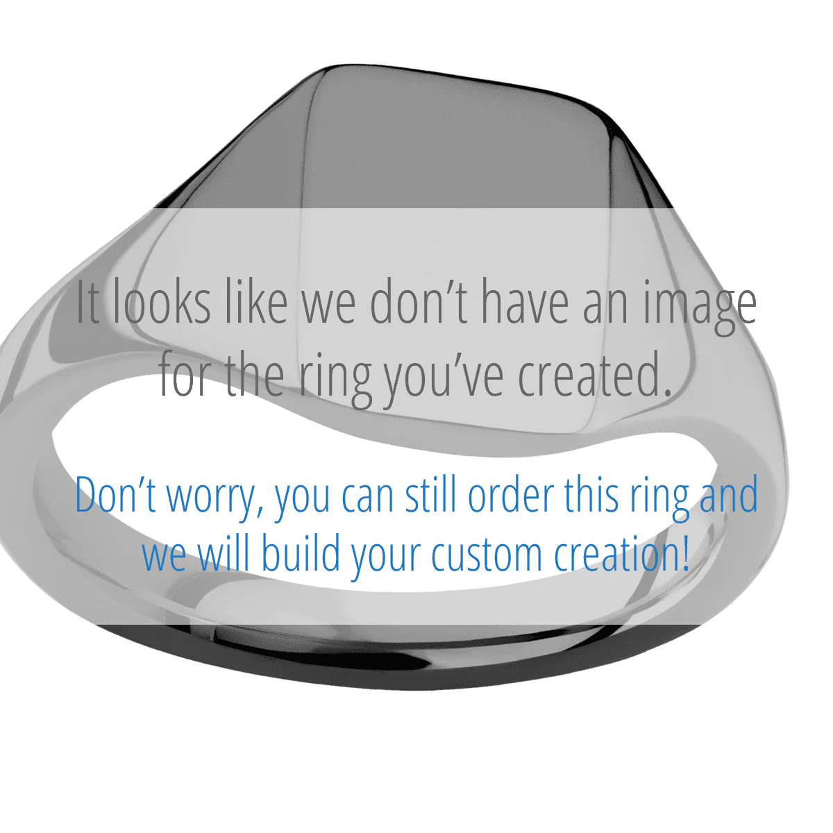 Small Rectangle signet ring (12x9mm) in Zirconium, with a Thin style band, a Red Jasper inlay. - Image 3