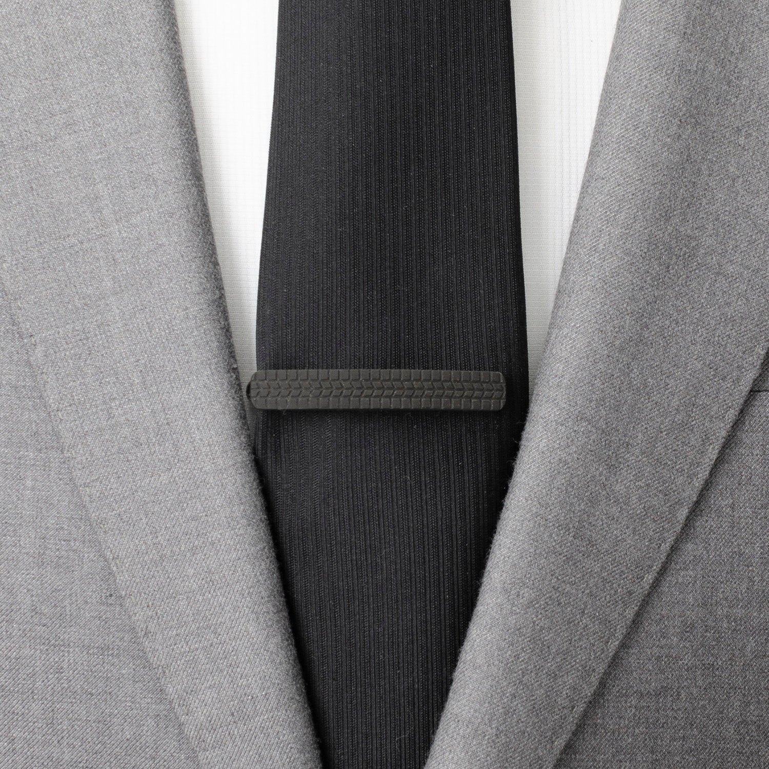 Stainless Steel Carbon Fiber Tire Tread Tie Clip - Image 2