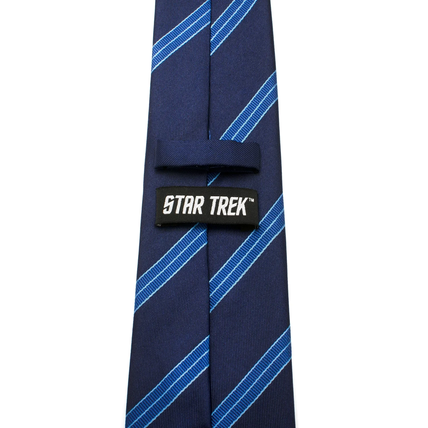 Star Trek Enterprise Flight Blue Stripe Men's Tie - Image 5