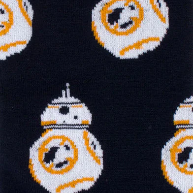 Star Wars BB-8 Navy Dress Socks and Rebel Alliance Starbird Crest Lapel Pin Gift Set - Image 3