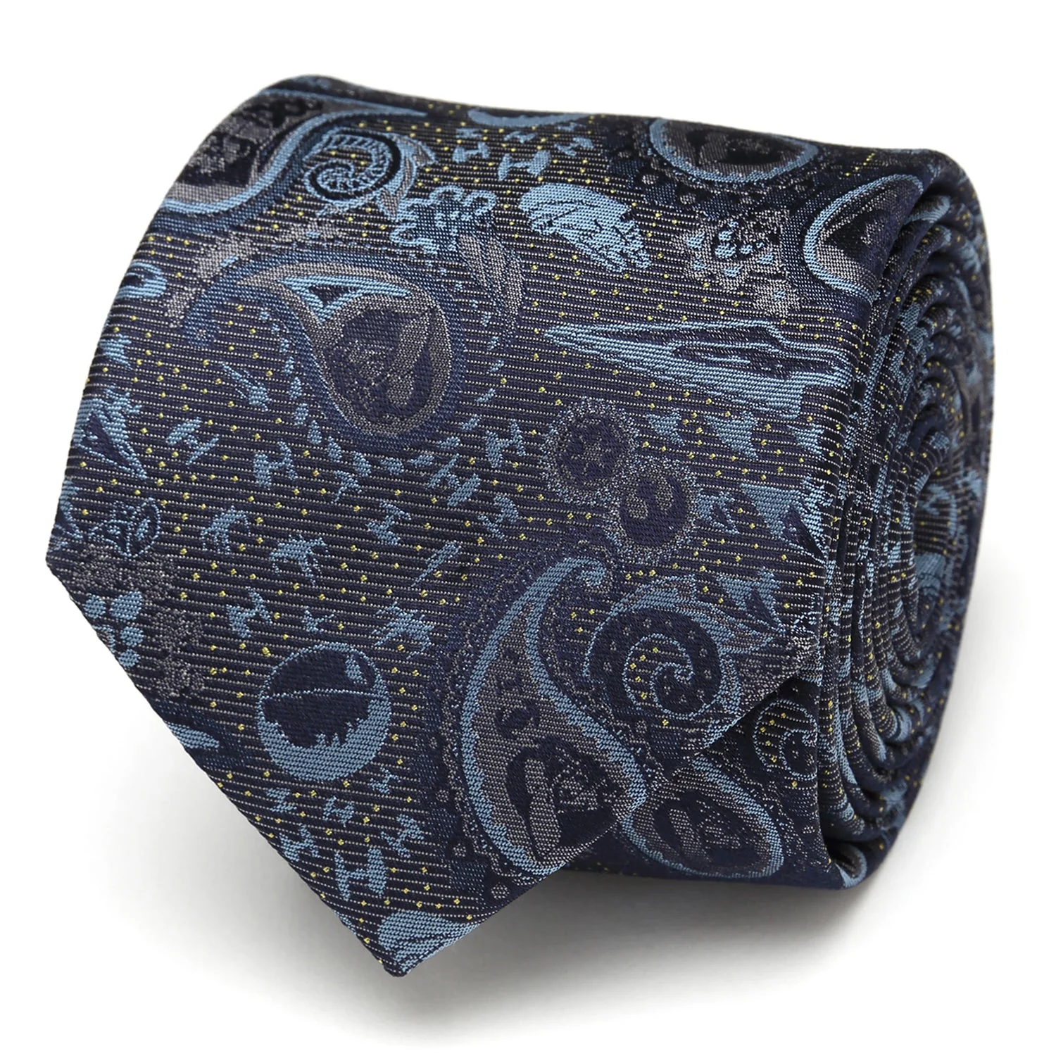 Star Wars Darth Vader Blue and Gray Paisley Tie and Bracelet Gift Set - Image 3