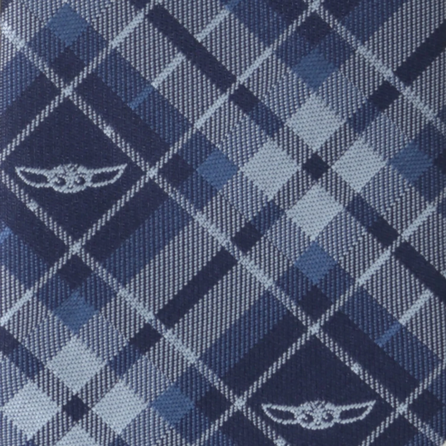Star Wars Grogu Blue Plaid Tie - Image 4