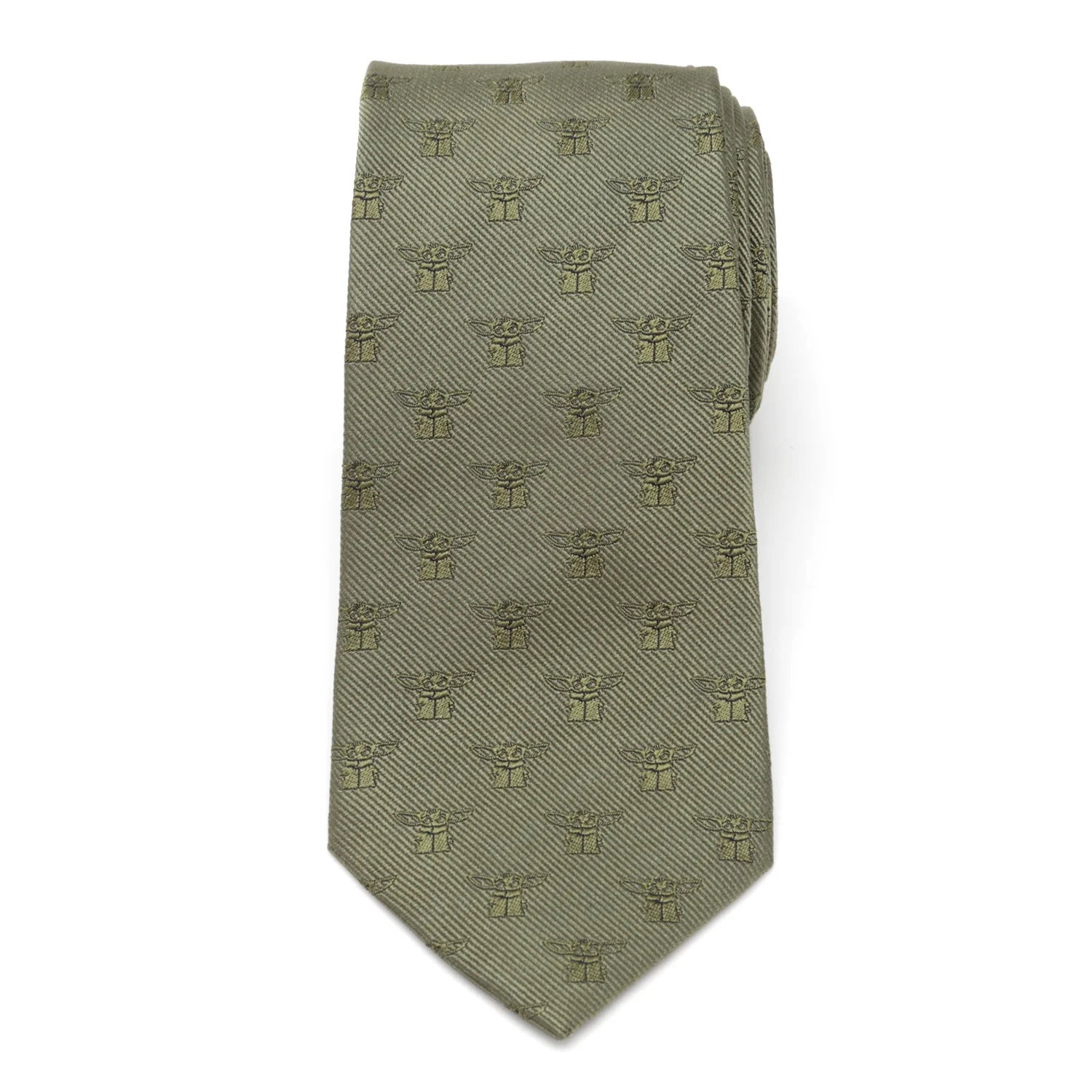 Star Wars Grogu Sage Green Tie - Image 3