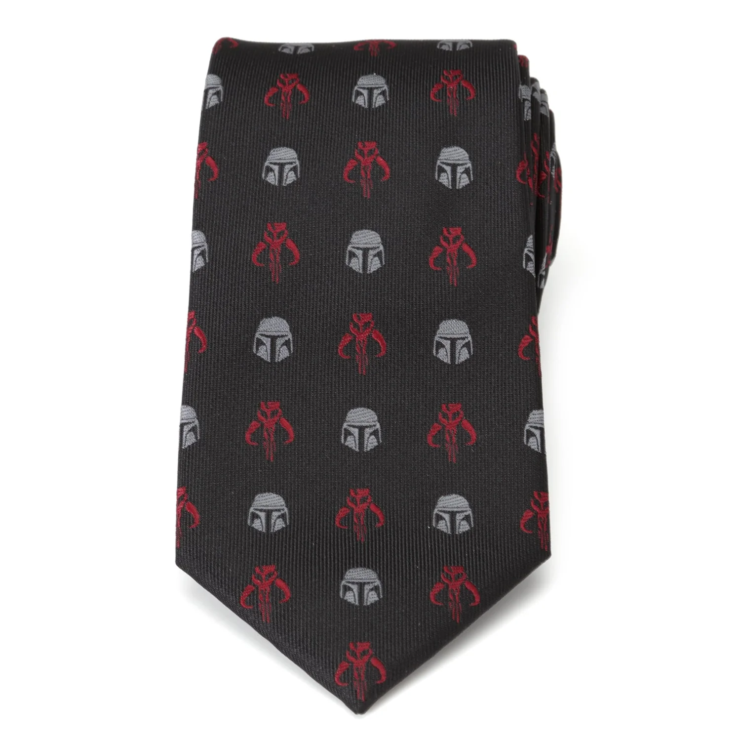 Star Wars Mandalorian and Mythosaur Red and Black Tie - Image 4