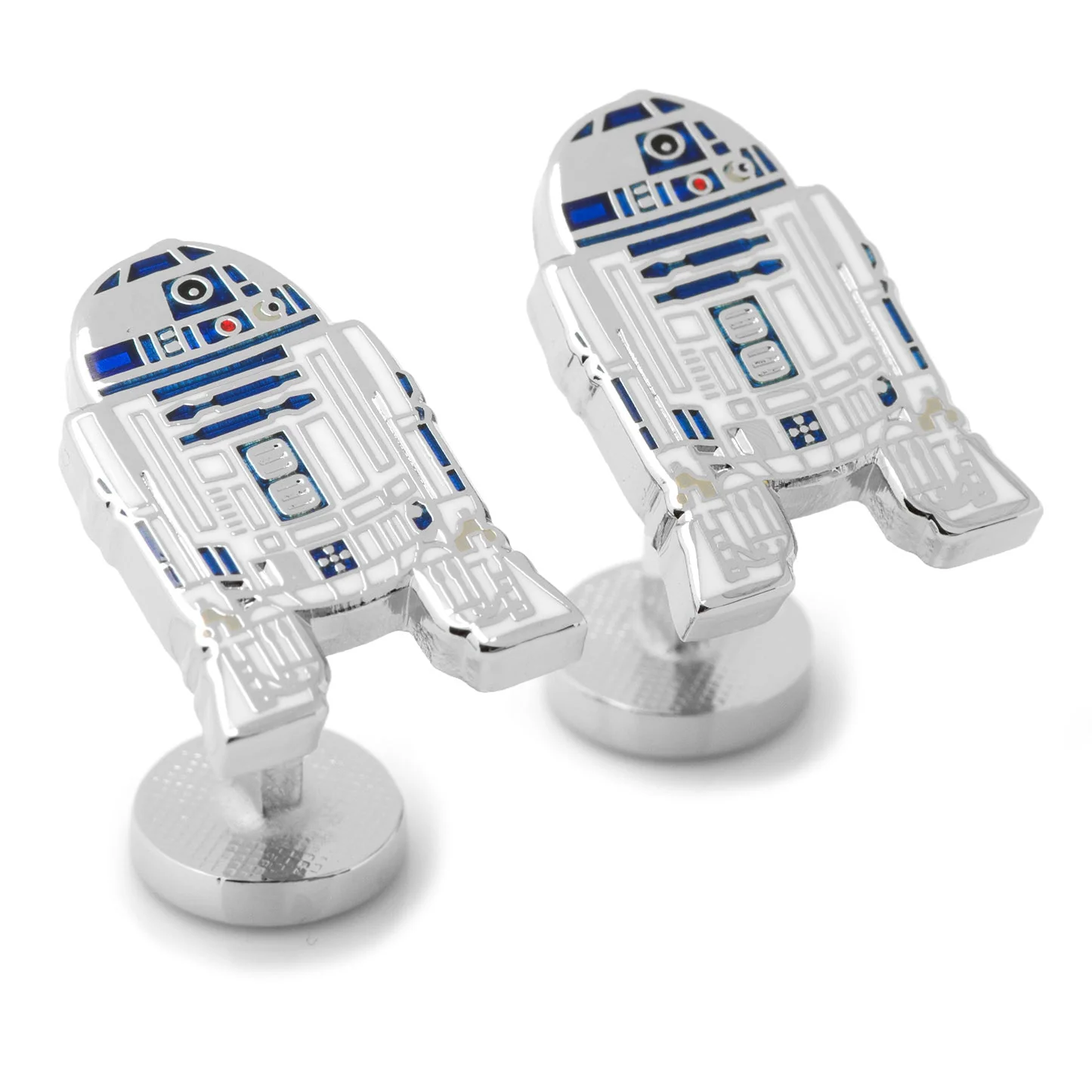 Star Wars R2-D2 Cufflinks, Lapel Pin, and Tie Bar 3-Piece Gift Set - Image 3