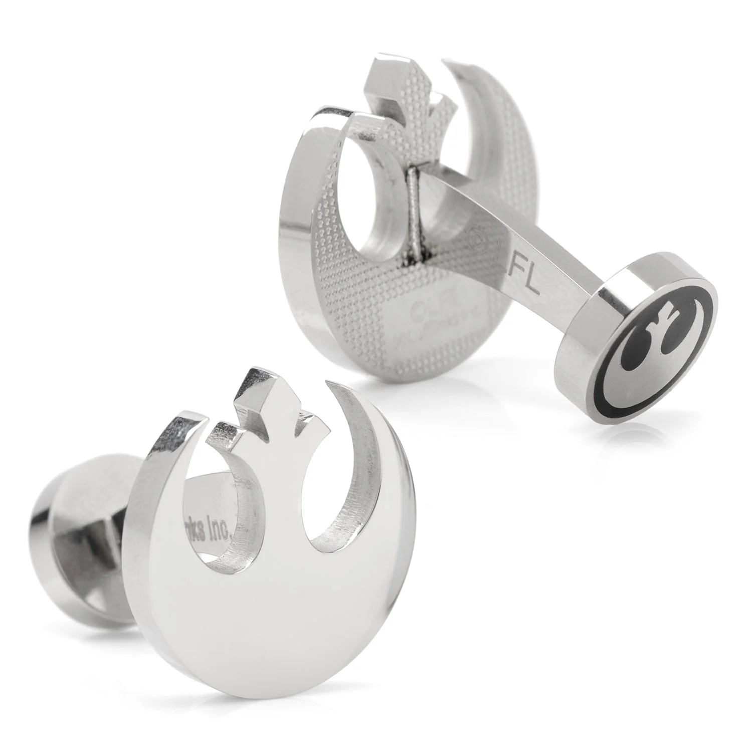 Star Wars Rebel Alliance Crest Stainless Steel Cufflinks - Image 2