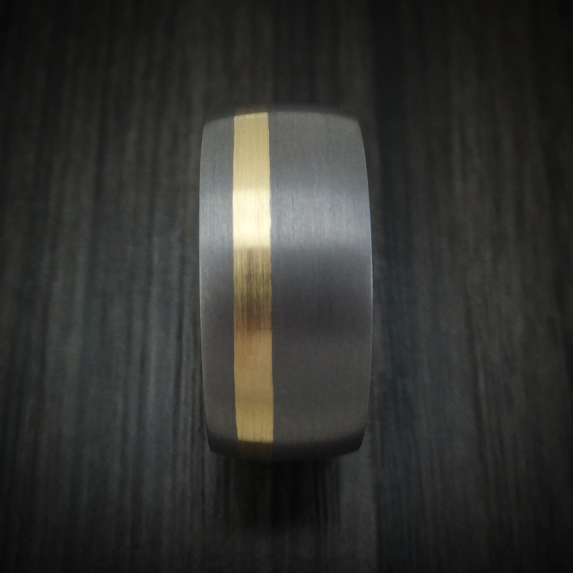 Tantalum and 14K Gold Men's Ring Custom Made Band - Image 3