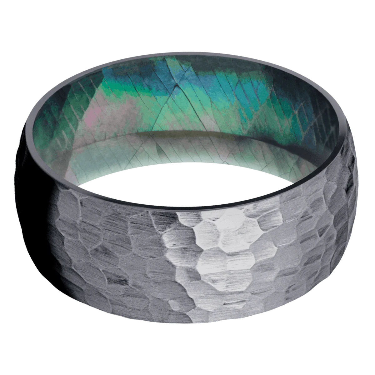 Tantalum + Hammer Finish + Black Mother of Pearl - Image 3
