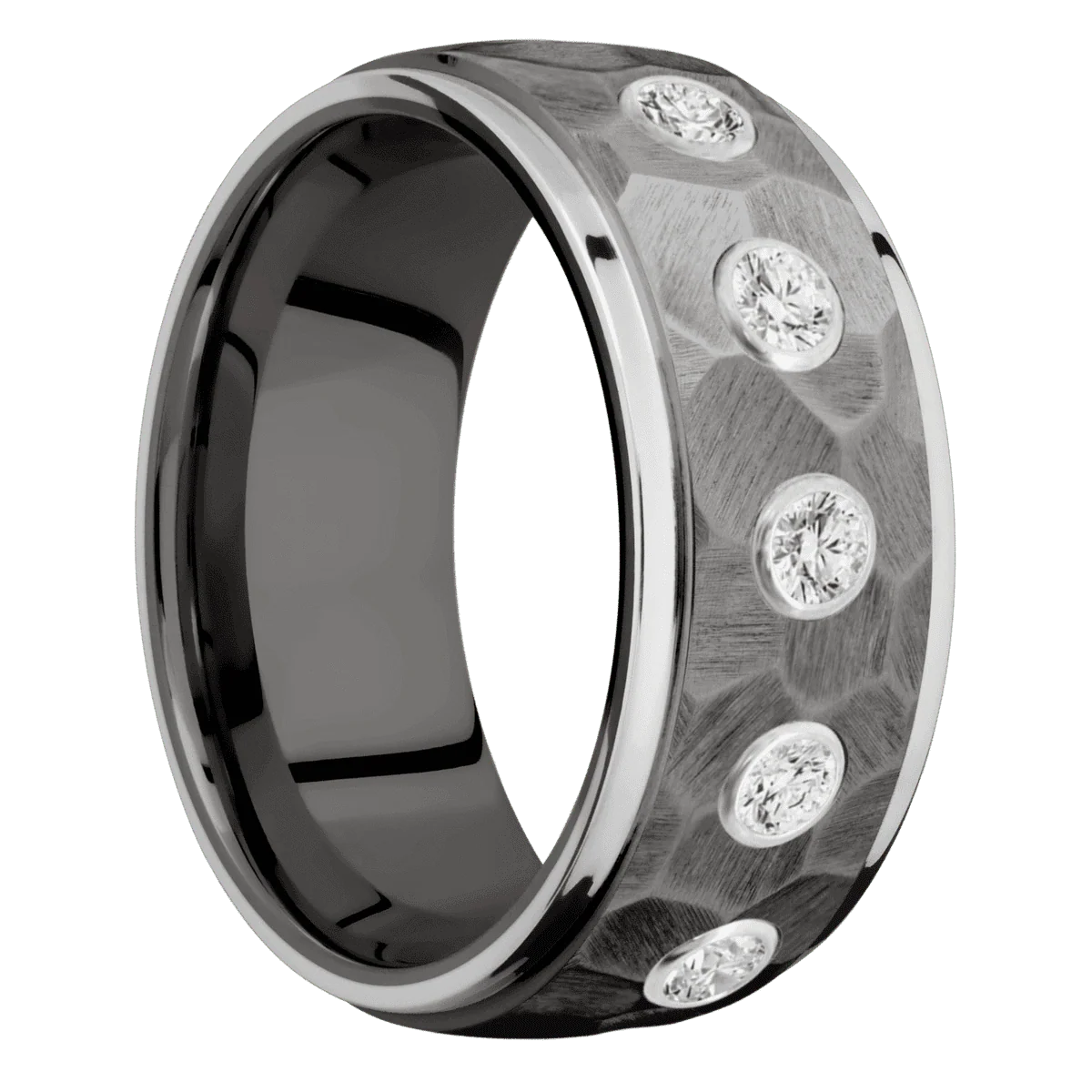 Tantalum Noir + Rock , Polish Finish