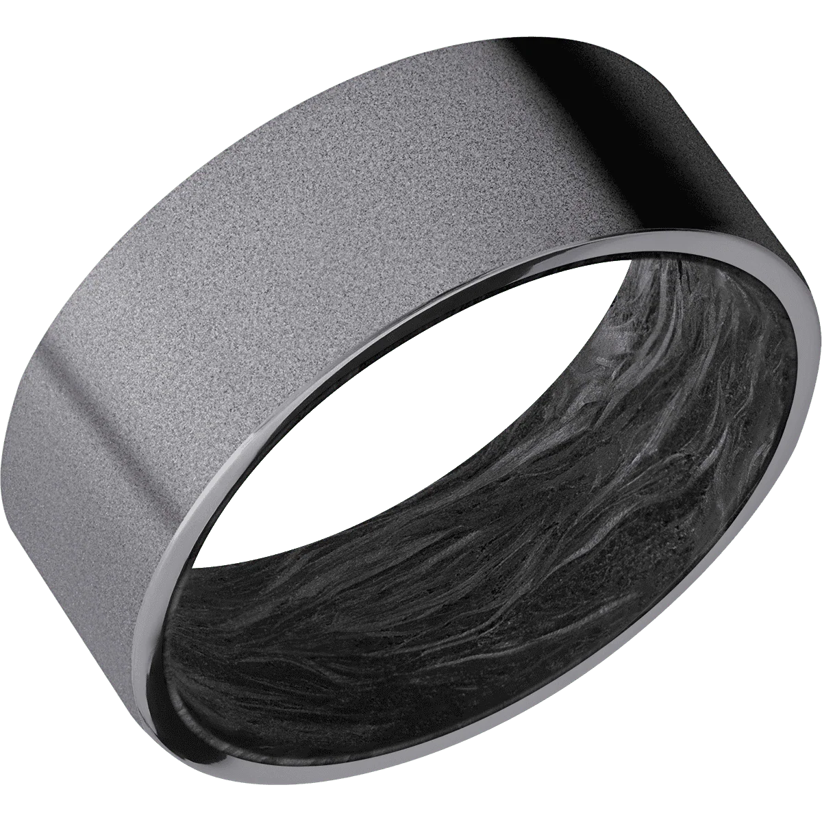 Tantalum + Sand Finish + Forged Carbon Fiber - Image 2