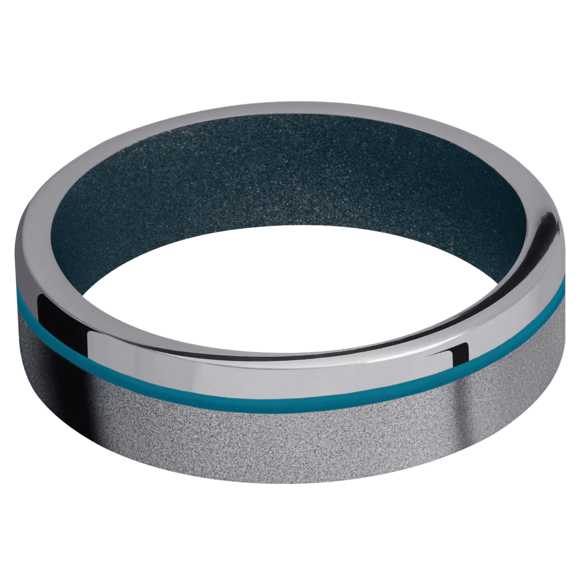 Tantalum + Sand , Polish Finish + Blue Titanium - Image 3