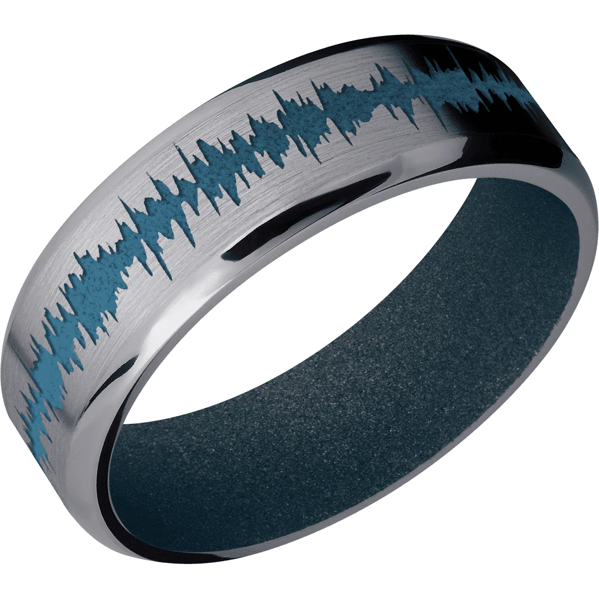 Tantalum + Satin , Polish Finish + Blue Titanium - Image 2