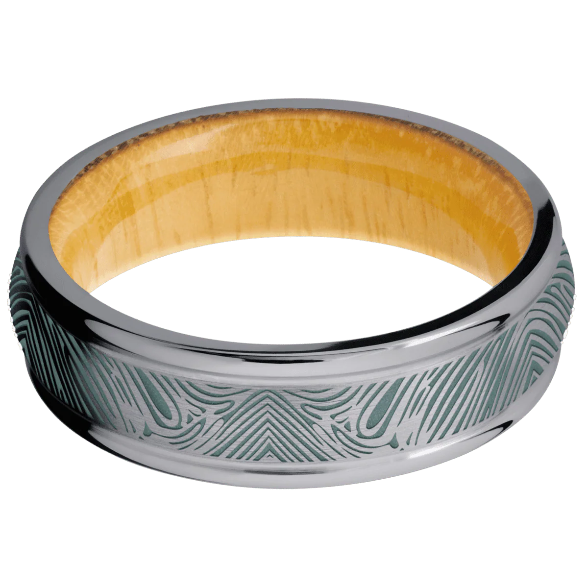 Tantalum + Satin , Polish Finish + Osage Orange - Image 3