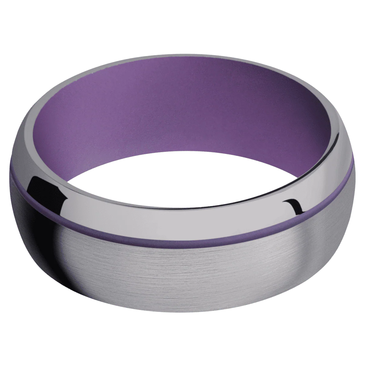 Tantalum + Satin , Polish Finish + Wild Purple - Image 3