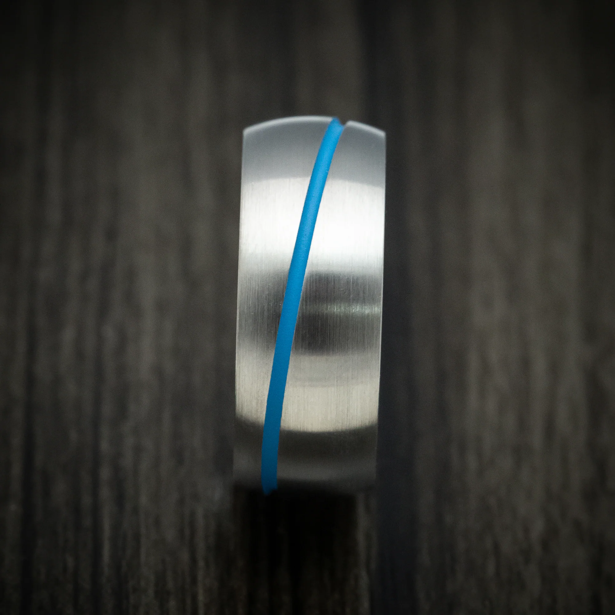 Titanium and Cerakote Men's Ring Custom Made Band - Image 3