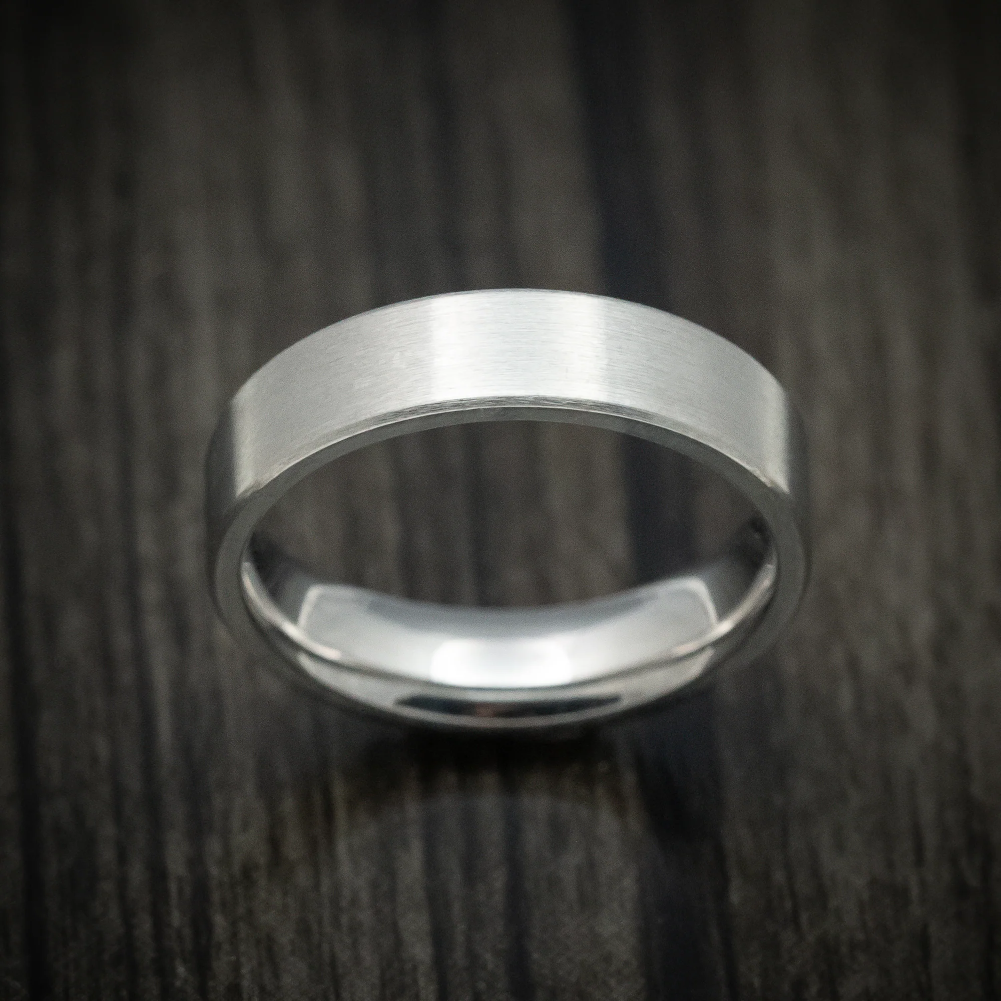 Titanium Classic Style Men's Ring Custom Made Band - Image 2