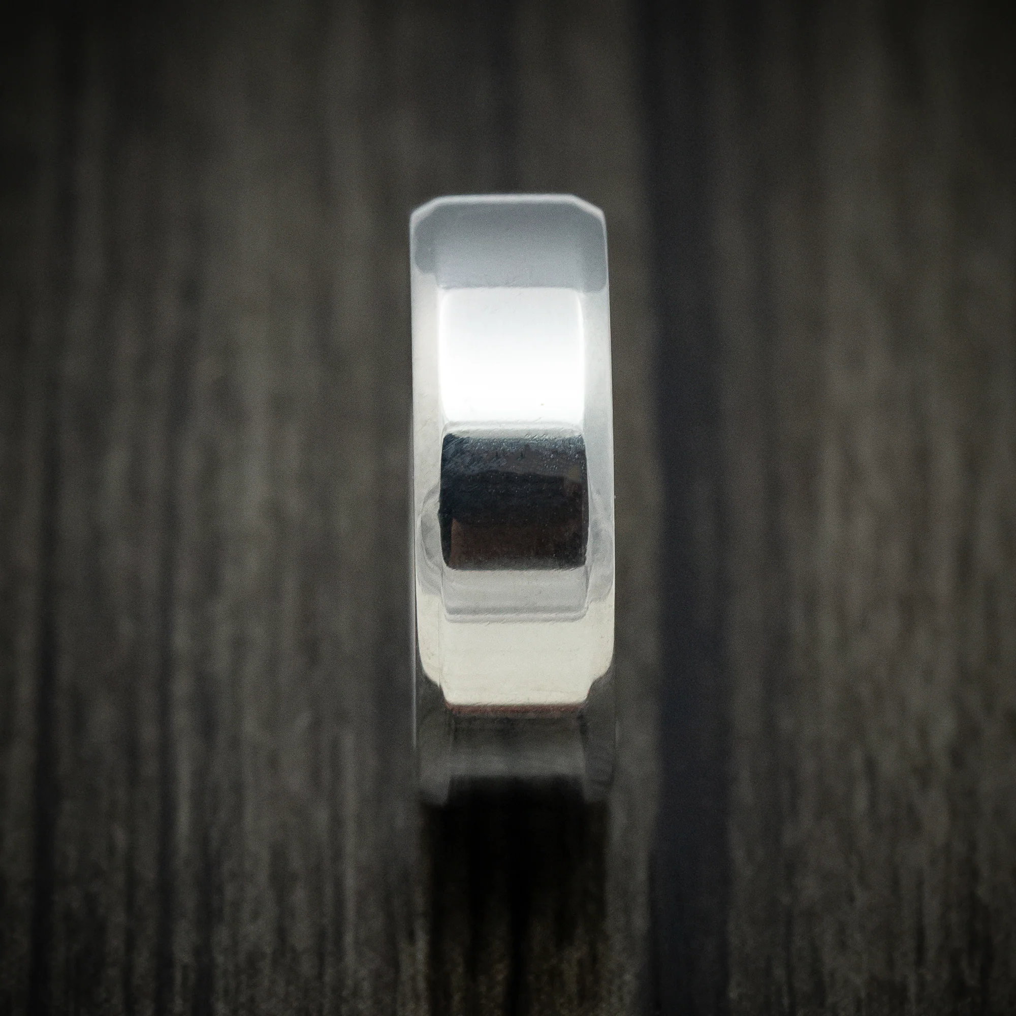Titanium Classic Style Men's Ring Custom Made Band - Image 3