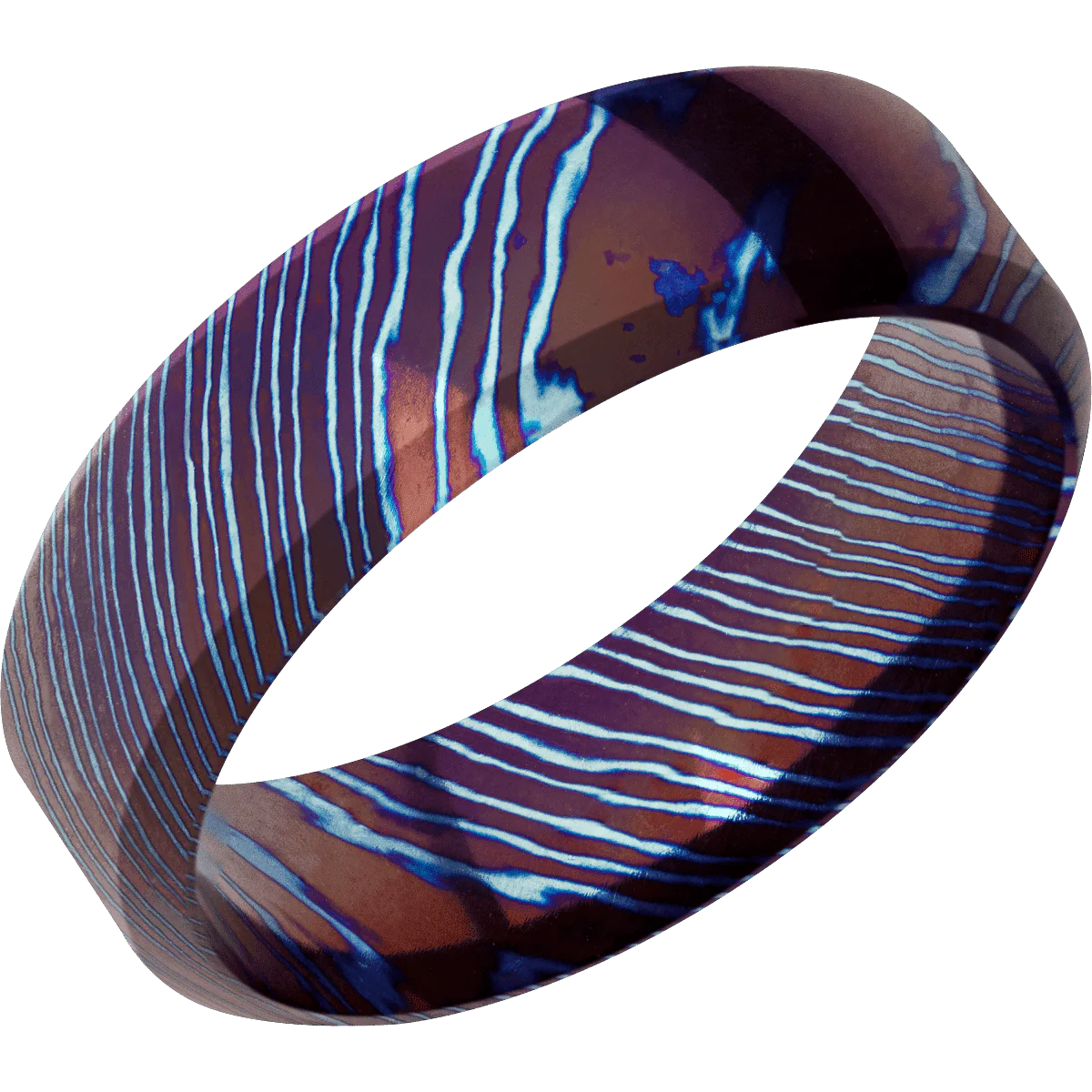 Titanium Damascus + Polish , Polish Finish - Image 2