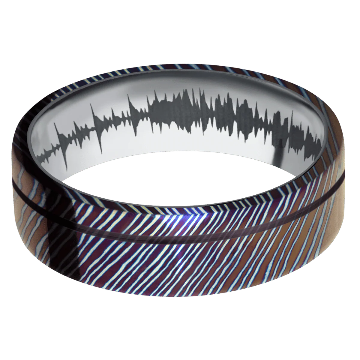 Titanium Damascus + Polish , Polish Finish + Tantalum - Image 3
