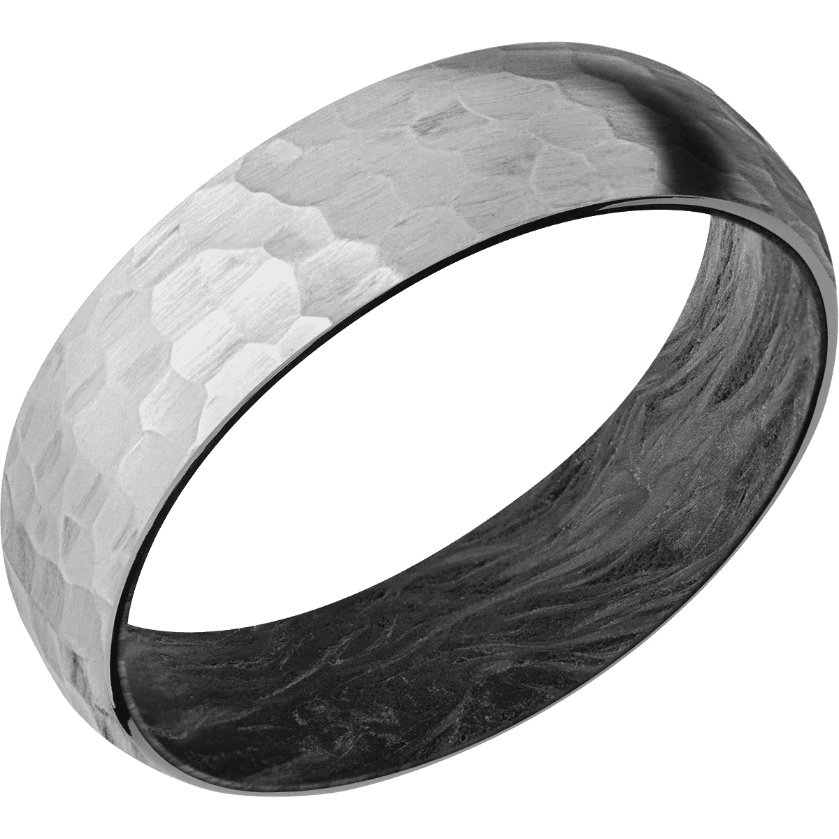 Titanium + Hammer Finish + Forged Carbon Fiber - Image 2