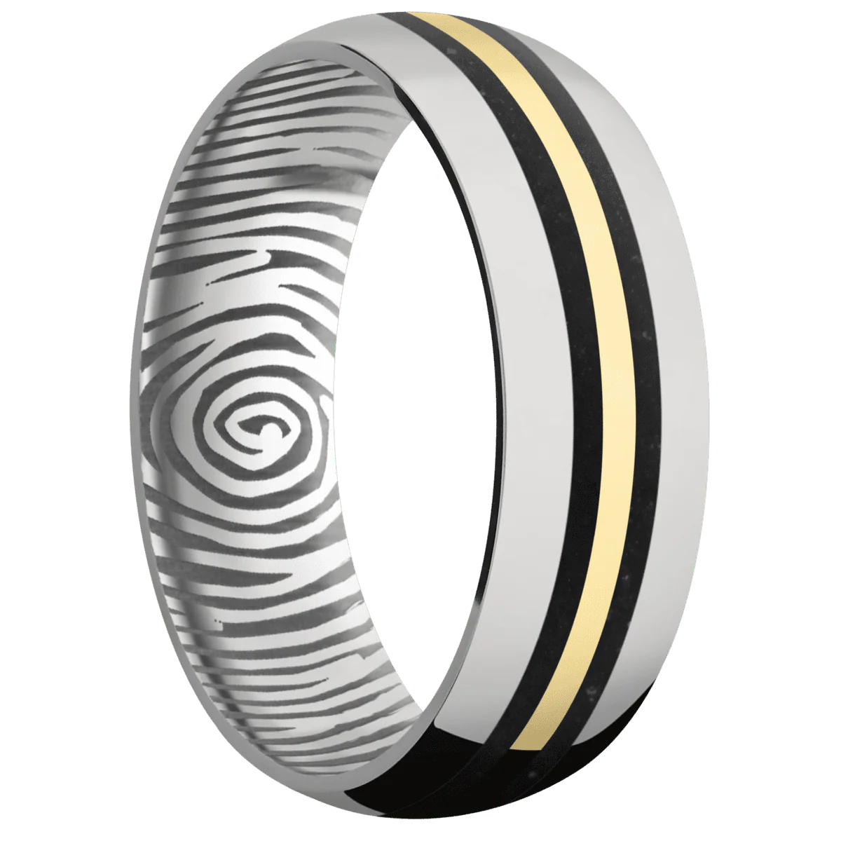 Titanium + Polish Finish